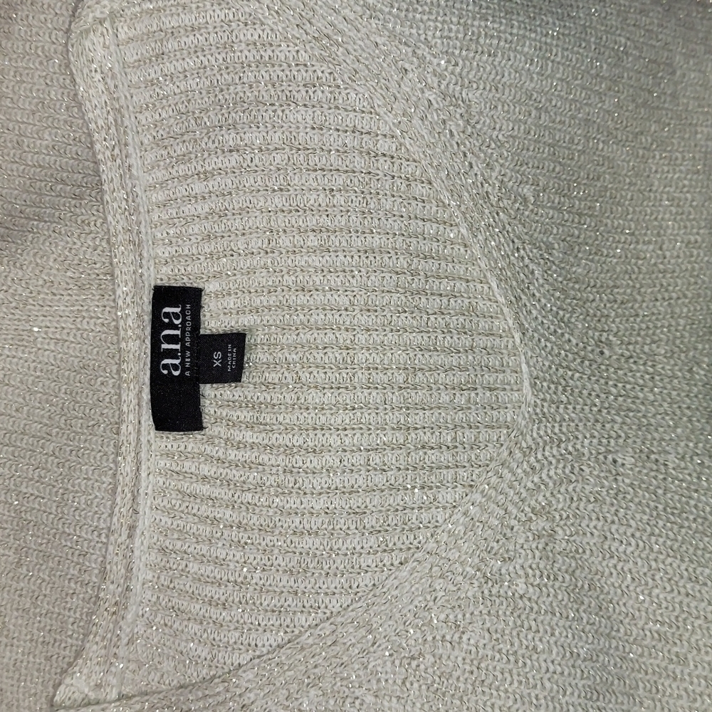 ana a new approach metallic sweater